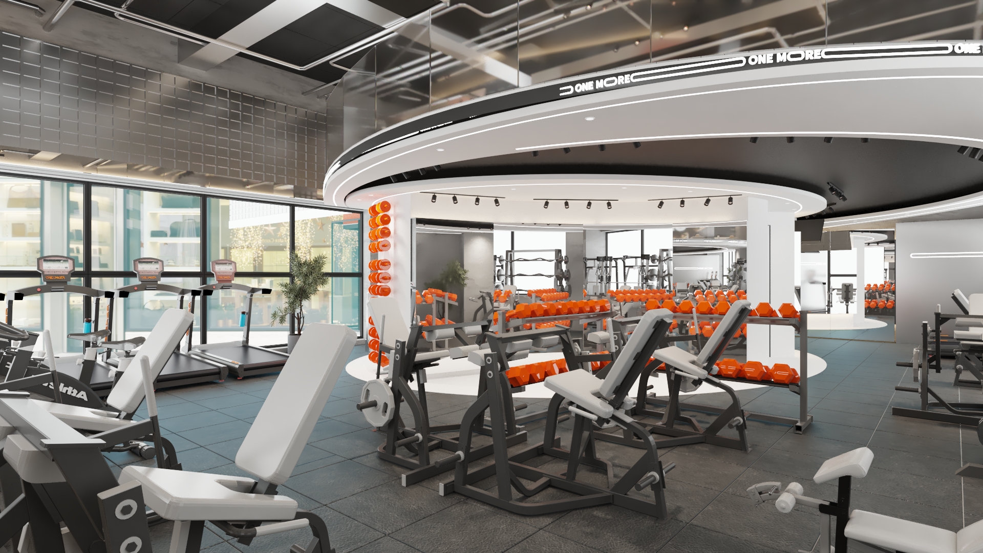 ONE MORE Equipment, cardio and strength in one readable loop 3